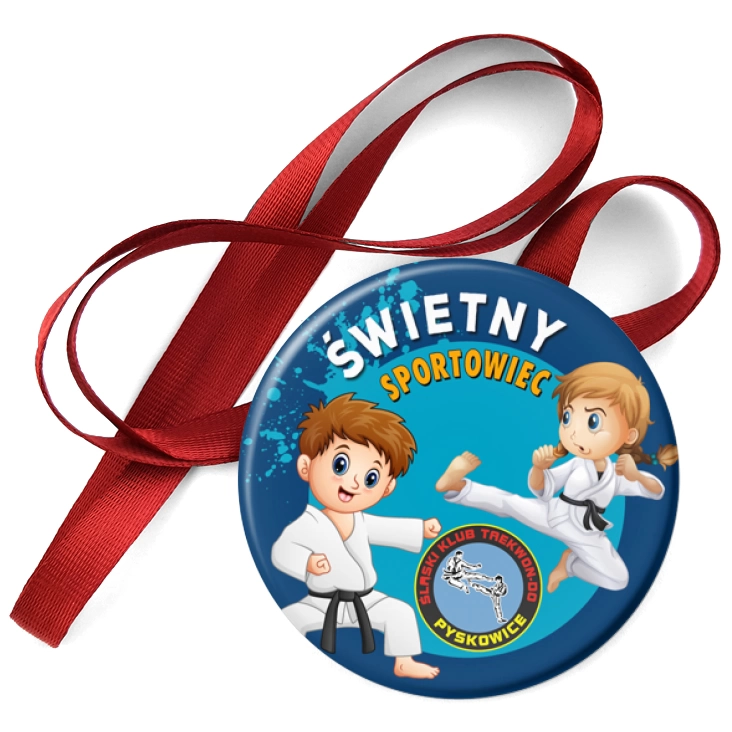 przypinka medal Śląski Klub Taekwon-do