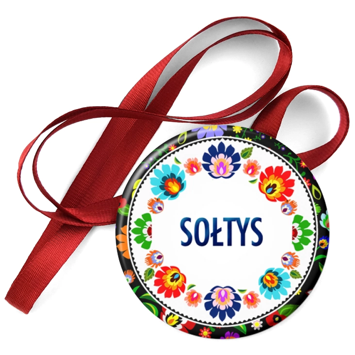 przypinka medal Sołtys folk