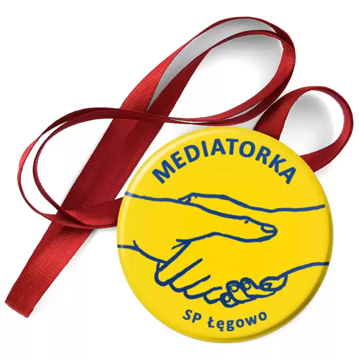 przypinka medal SP Łęgowo Mediatorka