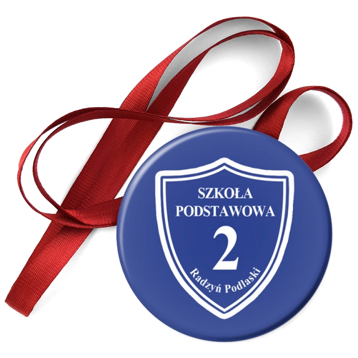 przypinka medal SP nr 2 Radzyń Podlaski