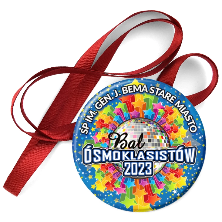 przypinka medal SP Stare Miasto Bal Ósmoklasistów 2023
