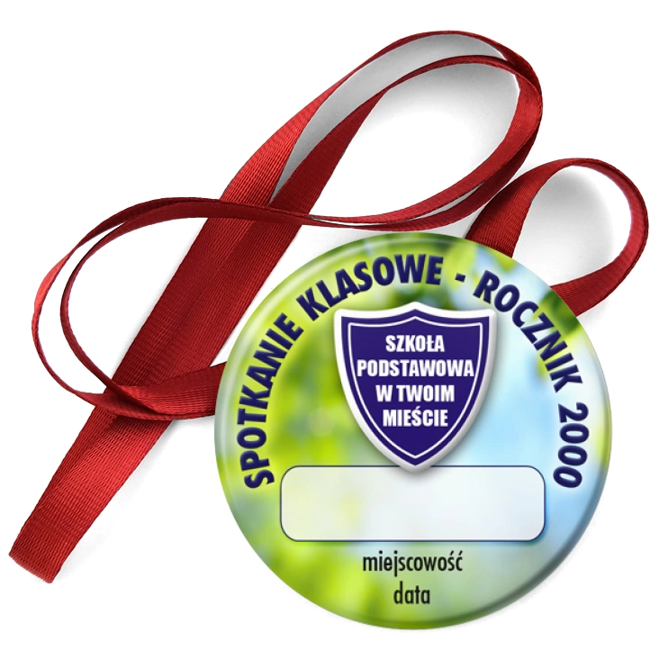 przypinka medal Spotkanie klasowe rocznik
