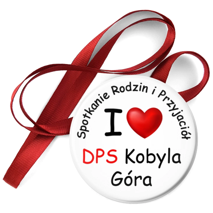 przypinka medal Spotkanie Rodzin i Przyjaciół DPS Kobyla Góra