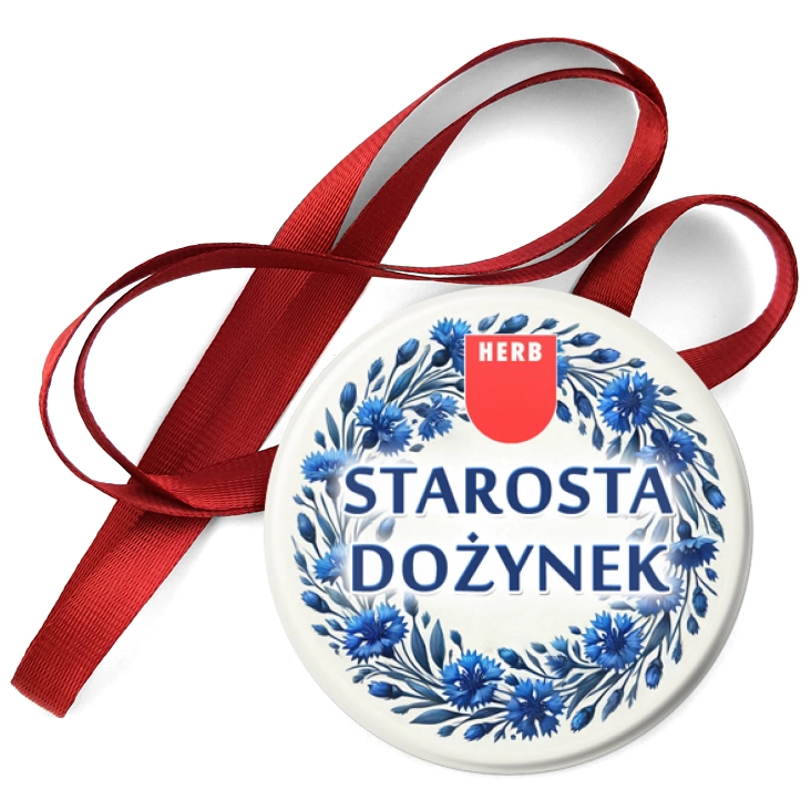 przypinka medal Starosta dożynek