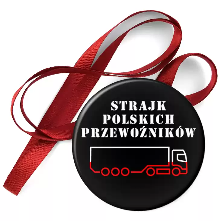 przypinka medal Strajk Polskich Przewoźników