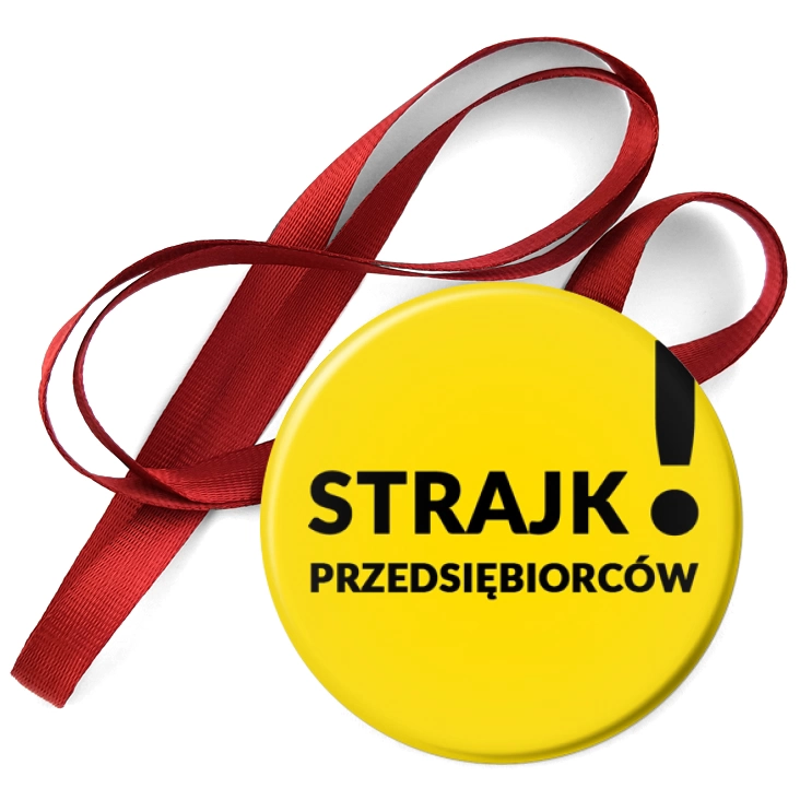 przypinka medal Strajk przedsiębiorców