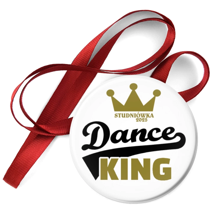 przypinka medal Studniówka Dance King