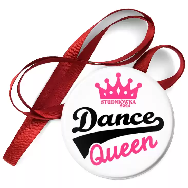 przypinka medal Studniówka Dance Queen