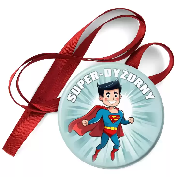 przypinka medal Super dyżurny latający Superman