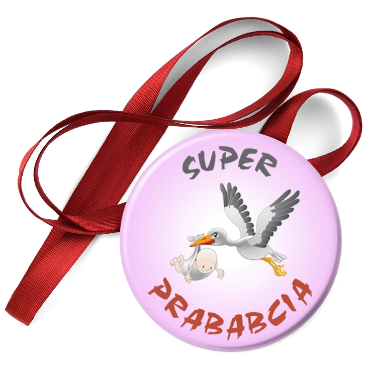 przypinka medal Super Prababcia