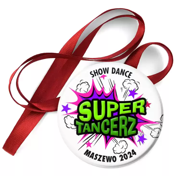 przypinka medal Super tancerz Show Dance Maszewo 2024