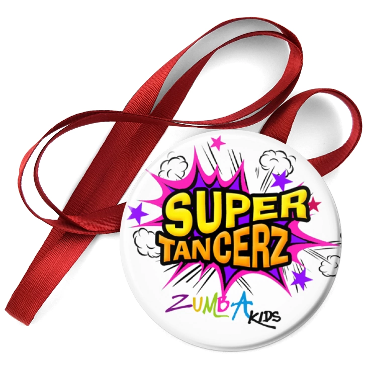 przypinka medal Super Tancerz Zumba Kids