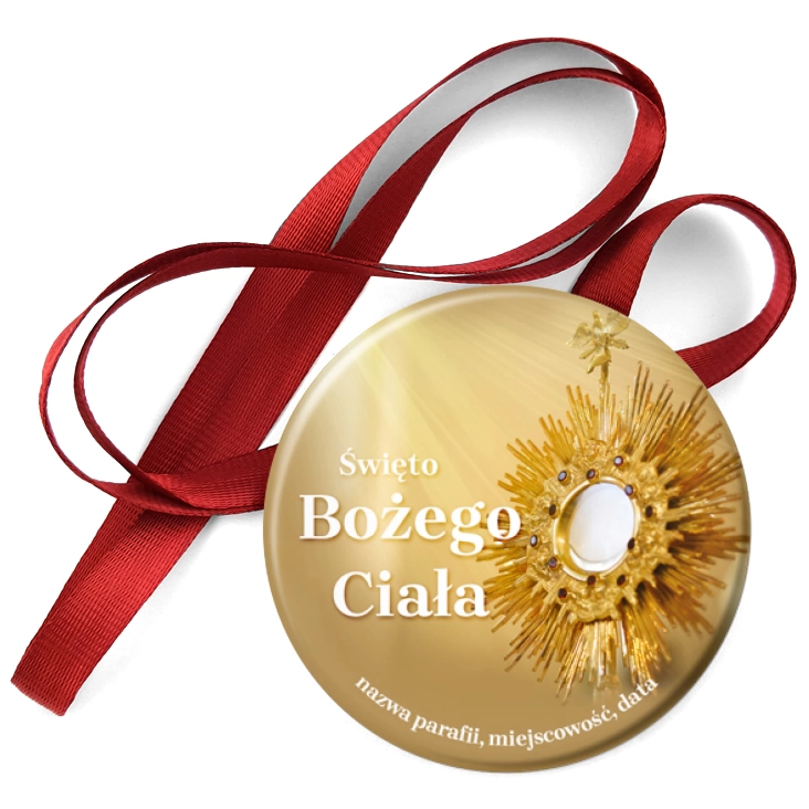 przypinka medal Święto Bożego Ciała