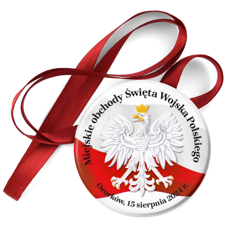 przypinka medal Święto Wojska Polskiego Ozorków