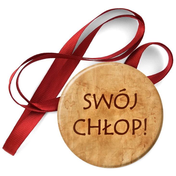 przypinka medal Swój chłop