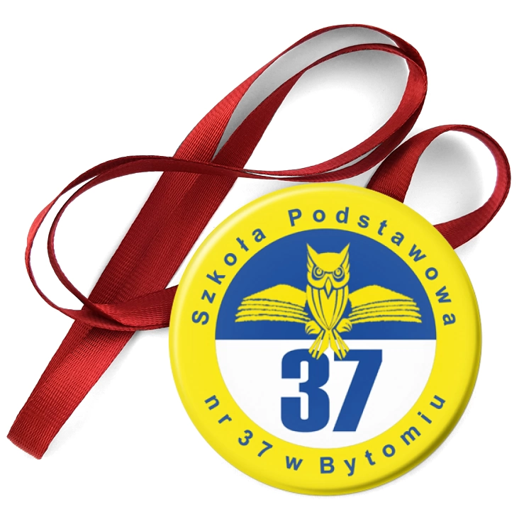 przypinka medal Szkoła Podstawowa nr 37 w Bytomiu