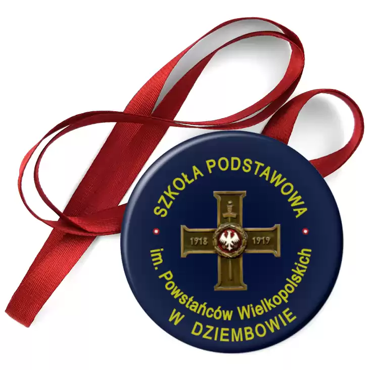 przypinka medal Szkoła Podstawowa w Dziembowie