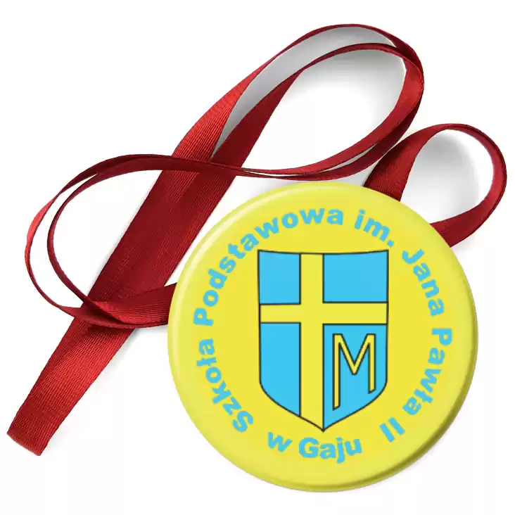 przypinka medal Szkoła Podstawowa im. Jana Pawła II w Gaju