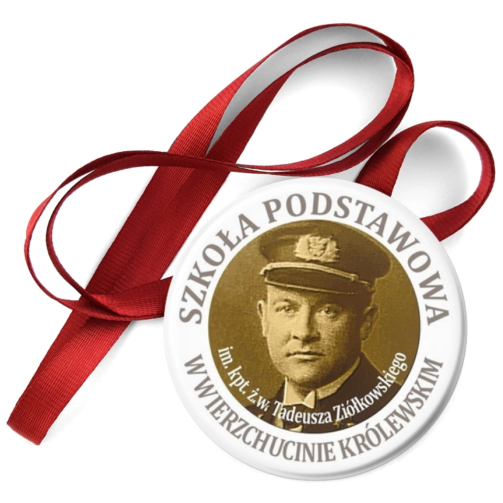 przypinka medal Szkoła Podstawowa w Wierzchucinie Królewskim