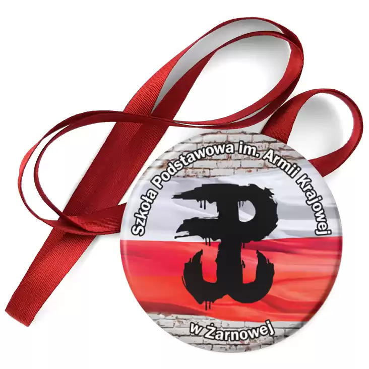 przypinka medal Szkoła Podstawowa w Żarnowej