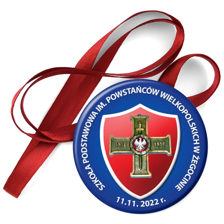 przypinka medal Szkoła Podstawowa w Żegocinie