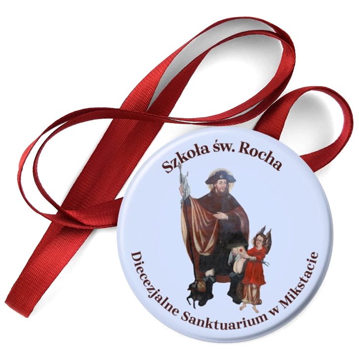 przypinka medal Szkoła świętego Rocha