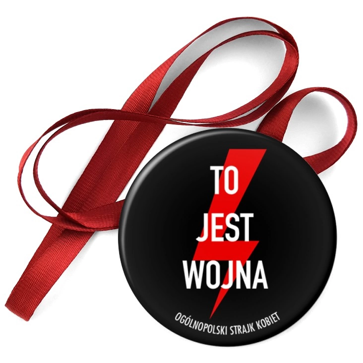 przypinka medal To jest wojna piorun