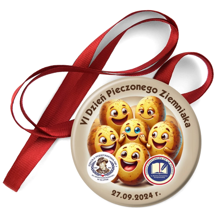przypinka medal VI Dzień Pieczonego Ziemniaka