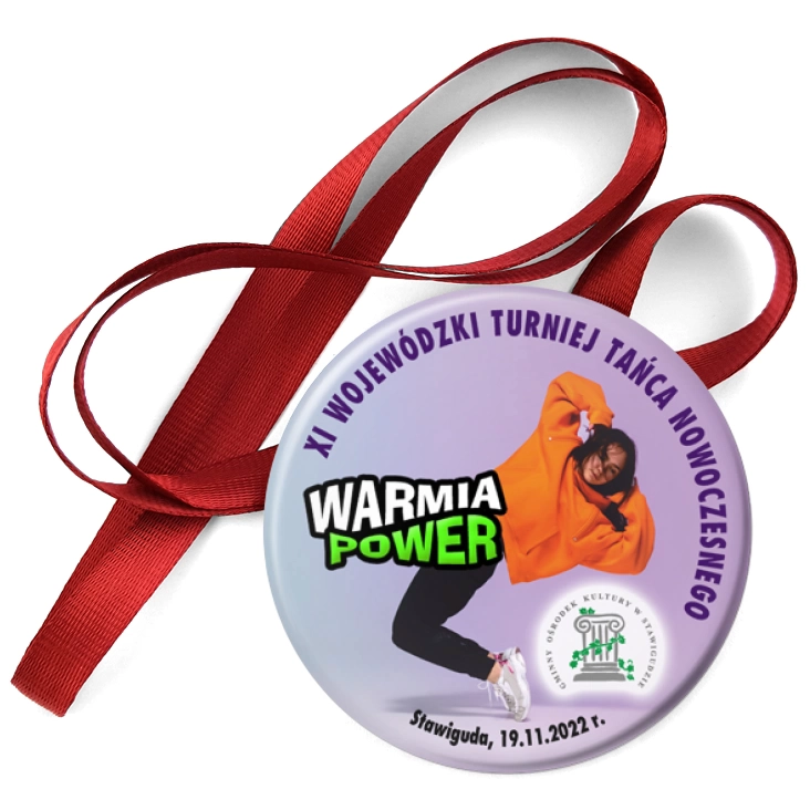 przypinka medal Warmia Power 2022