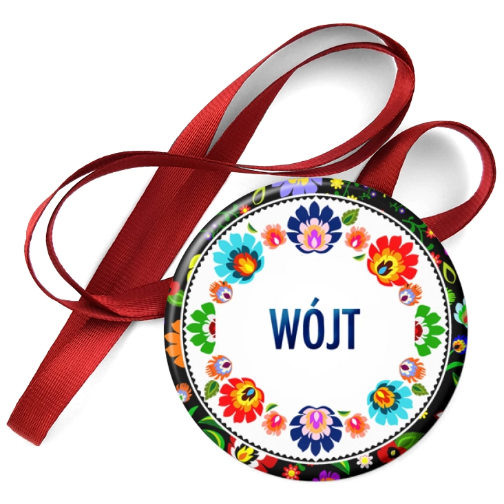 przypinka medal Wójt folk