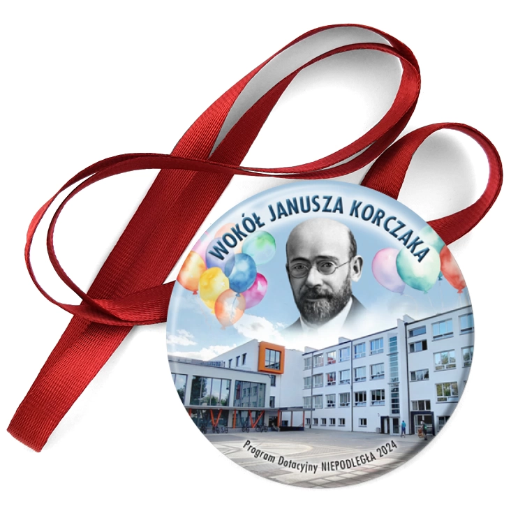 przypinka medal Wokół Janusza Korczaka