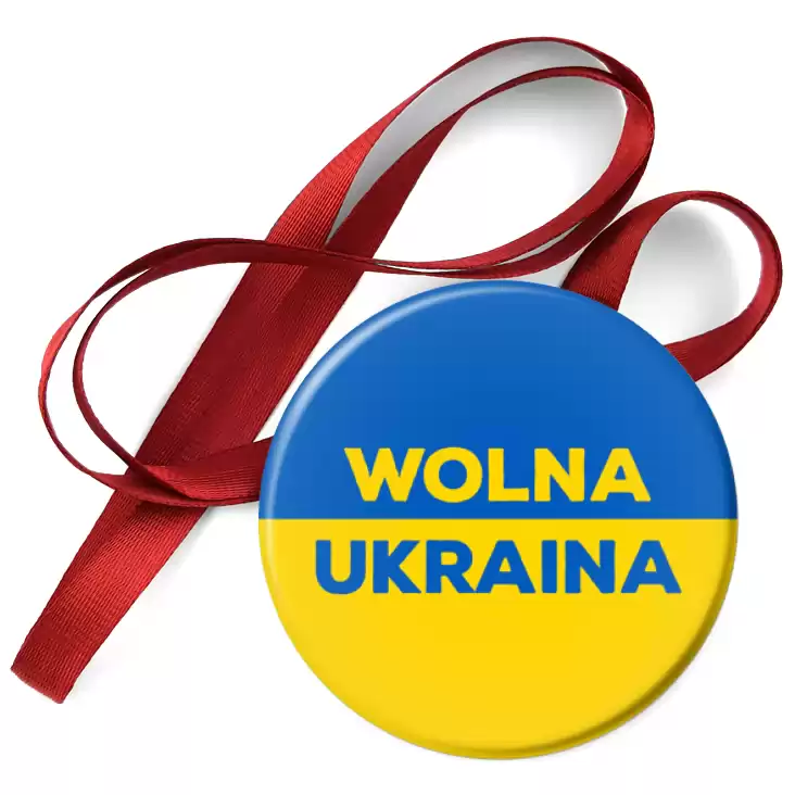 przypinka medal Wolna Ukraina