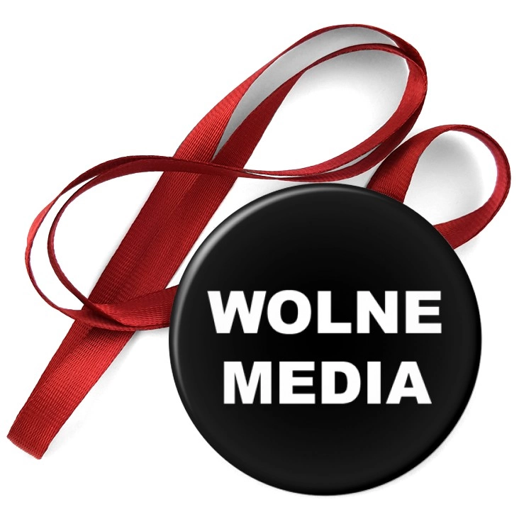 przypinka medal Wolne media