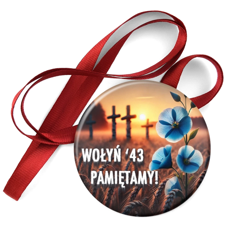 przypinka medal Wołyń 43 pamiętamy