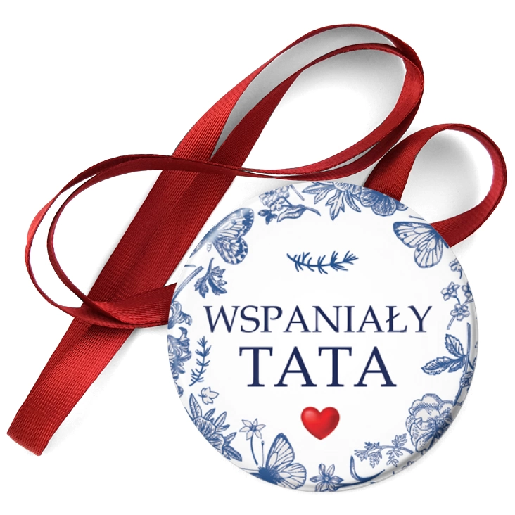 przypinka medal Wspaniały Tata Dzień Ojca