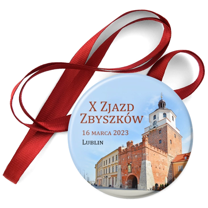 przypinka medal X Zjazd Zbyszków 2023