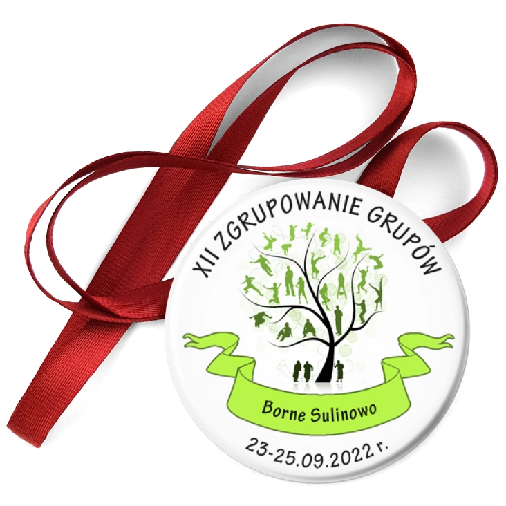 przypinka medal XII Zgrupowanie Grupów 2022