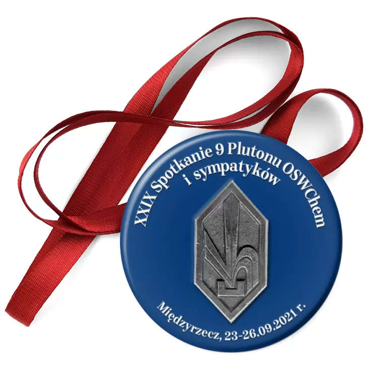 przypinka medal XXIX Spotkanie 9 Plutonu OSWChem i sympatyków