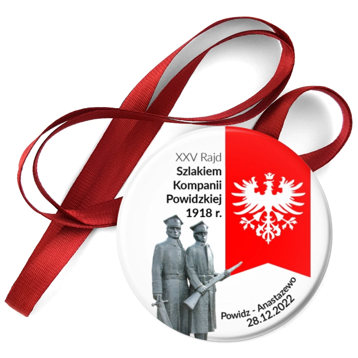 przypinka medal XXV Rajd Szlakiem Kompanii Powidzkiej