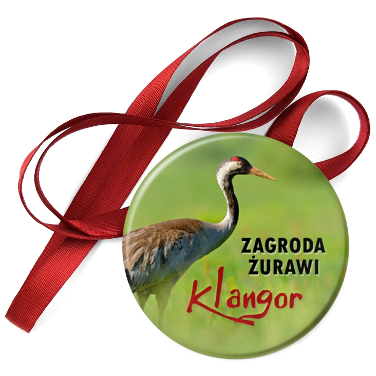 przypinka medal Zagroda Żurawi Klangor