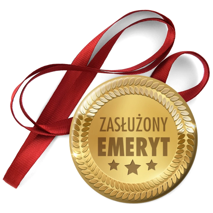 przypinka medal Zasłużony emeryt