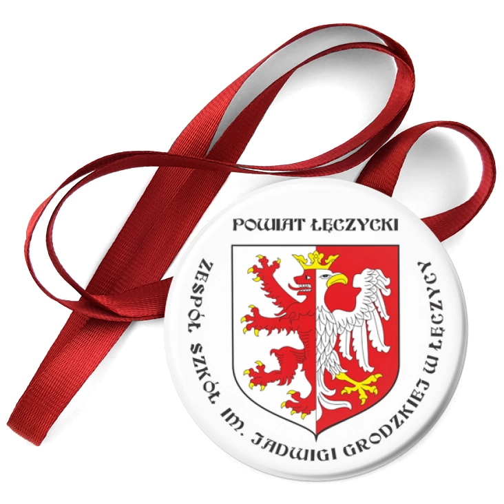 przypinka medal Zespół Szkół w Łęczycy