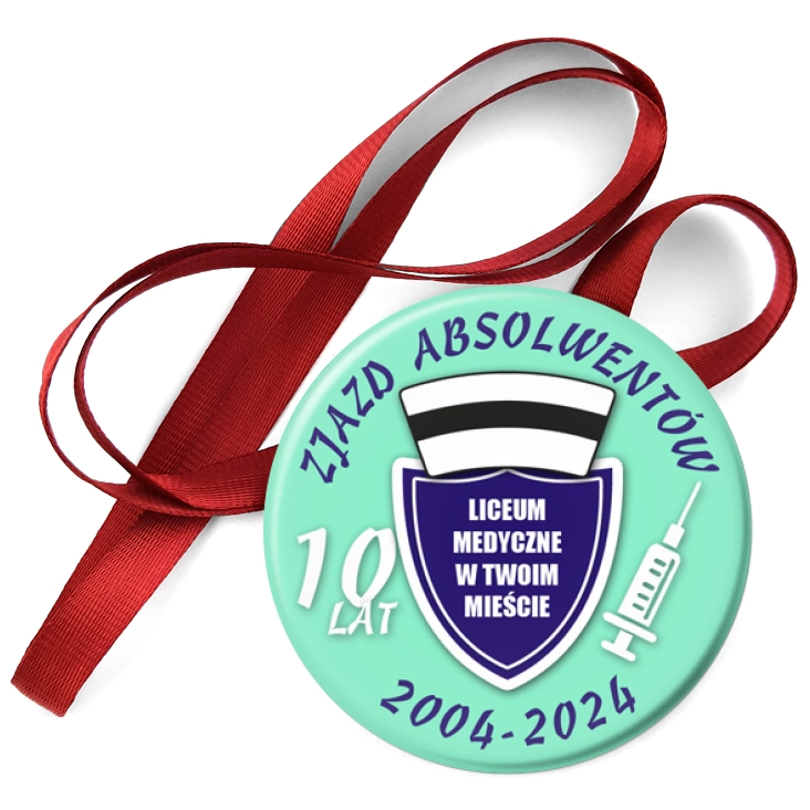 przypinka medal Zjazd Absolwenów Liceum Medyczne