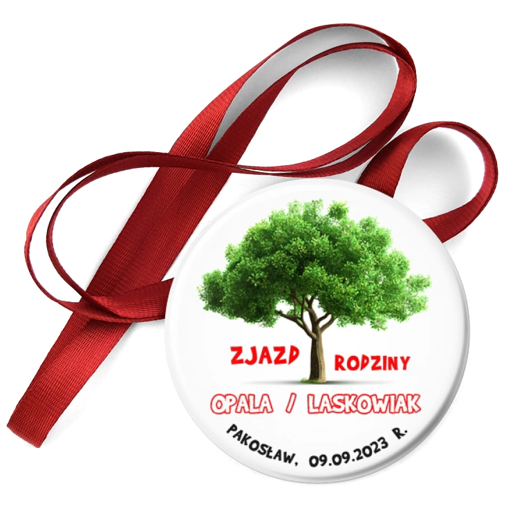przypinka medal Zjazd Rodzinny Opala Laskowiak