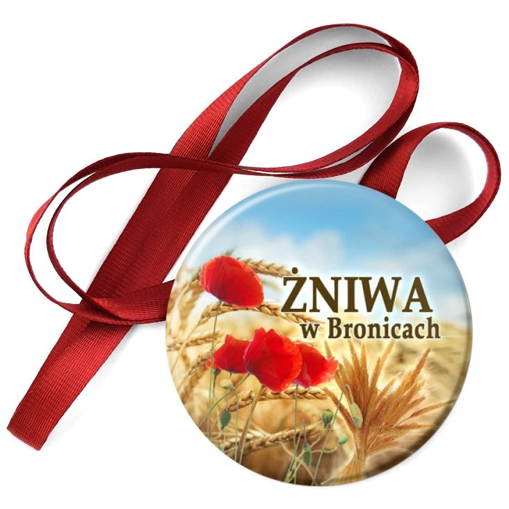 przypinka medal Żniwa w Bronicach 2023