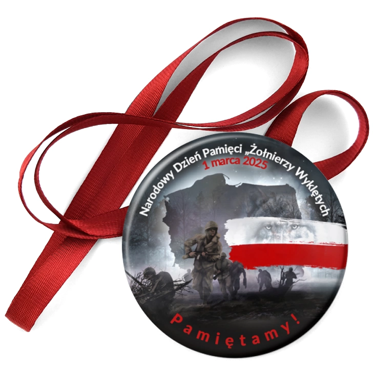 przypinka medal Żołnierze Niezłomni