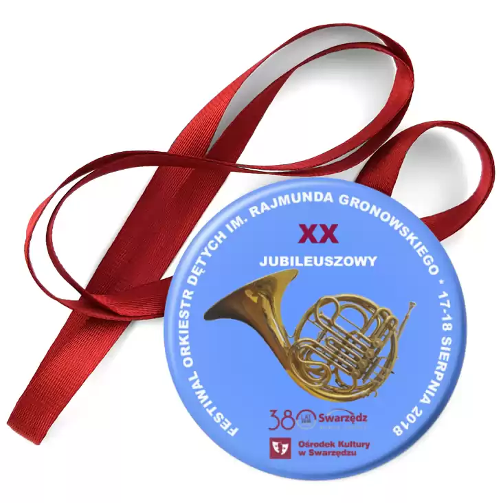 przypinka medal XX Festiwal Orkiestr Dętych