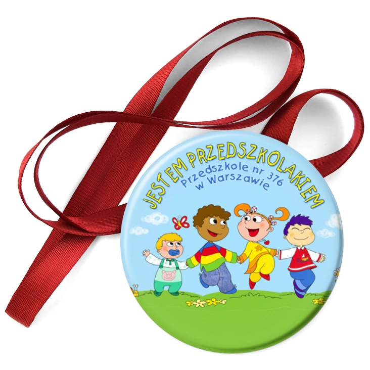 przypinka medal Przedszkole nr 376 w Warszawie