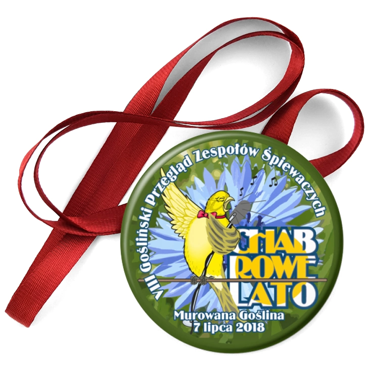 przypinka medal Chabrowe Lato 2018