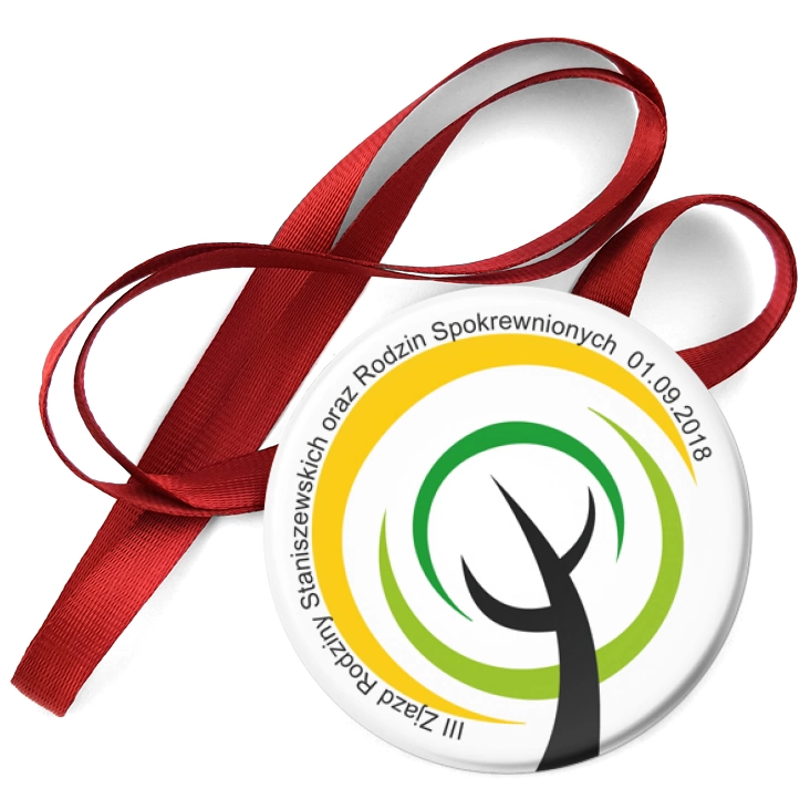 przypinka medal III Zjazd Rodziny Staniszewskich i Rodzin Spokrewnionych